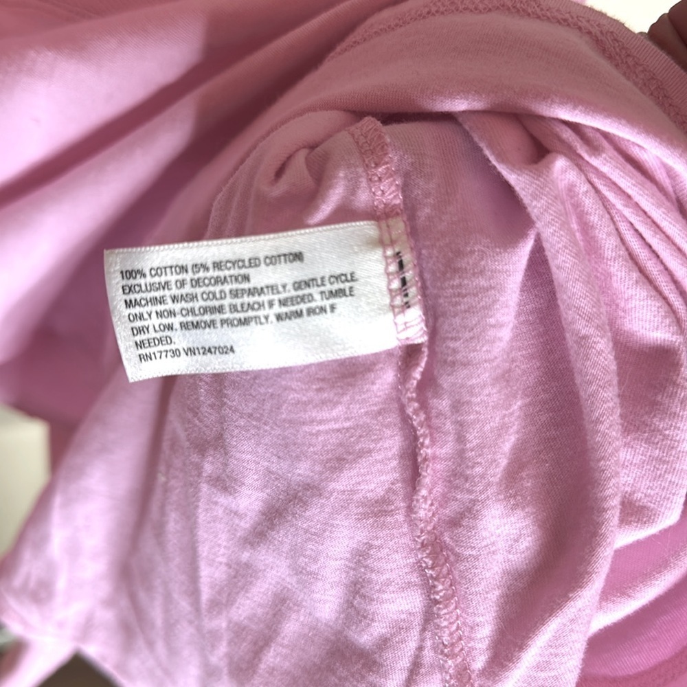 JoyLab V Neck Long Sleeve Pullover Top Pink Womens Size XL - Picture 8 of 11